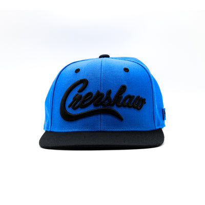 Crenshaw Limited Edition Snapback - Royal/Black [Two-Tone] - Front