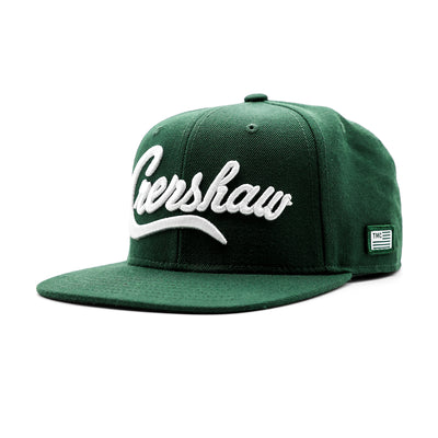 Crenshaw Limited Edition Snapback - Green/White - Angle