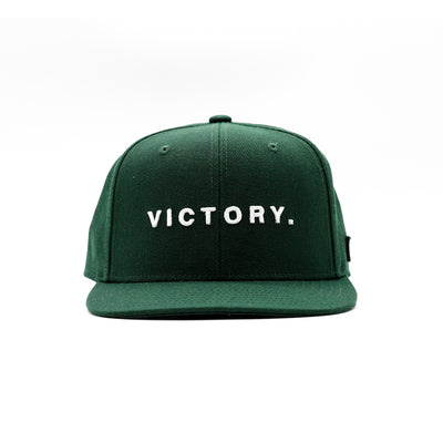 Victory Limited Edition Snapback - Green/White - Front