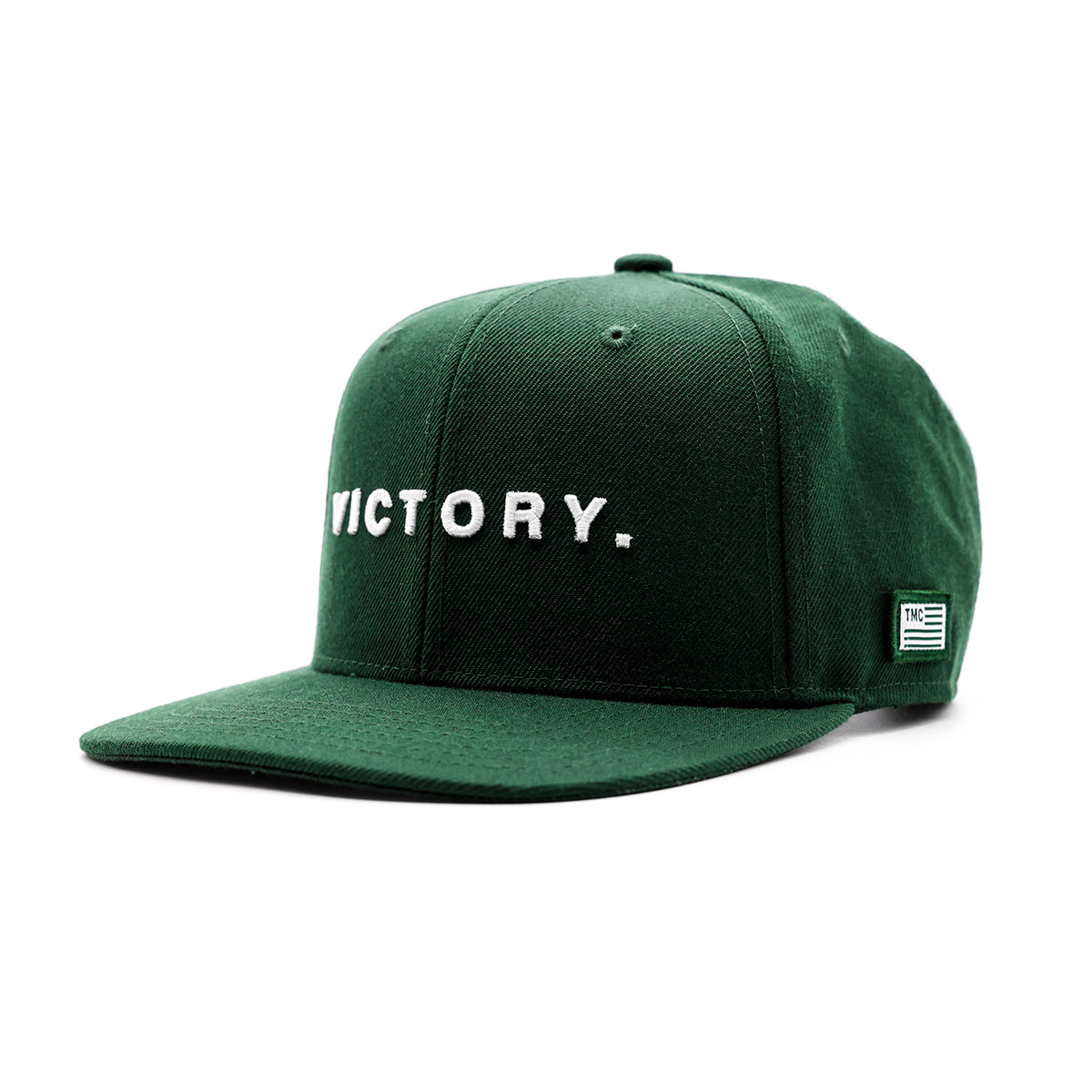 Victory Limited Edition Snapback - Green/White - Angle