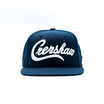 Crenshaw Limited Edition Snapback - Navy/White - Front