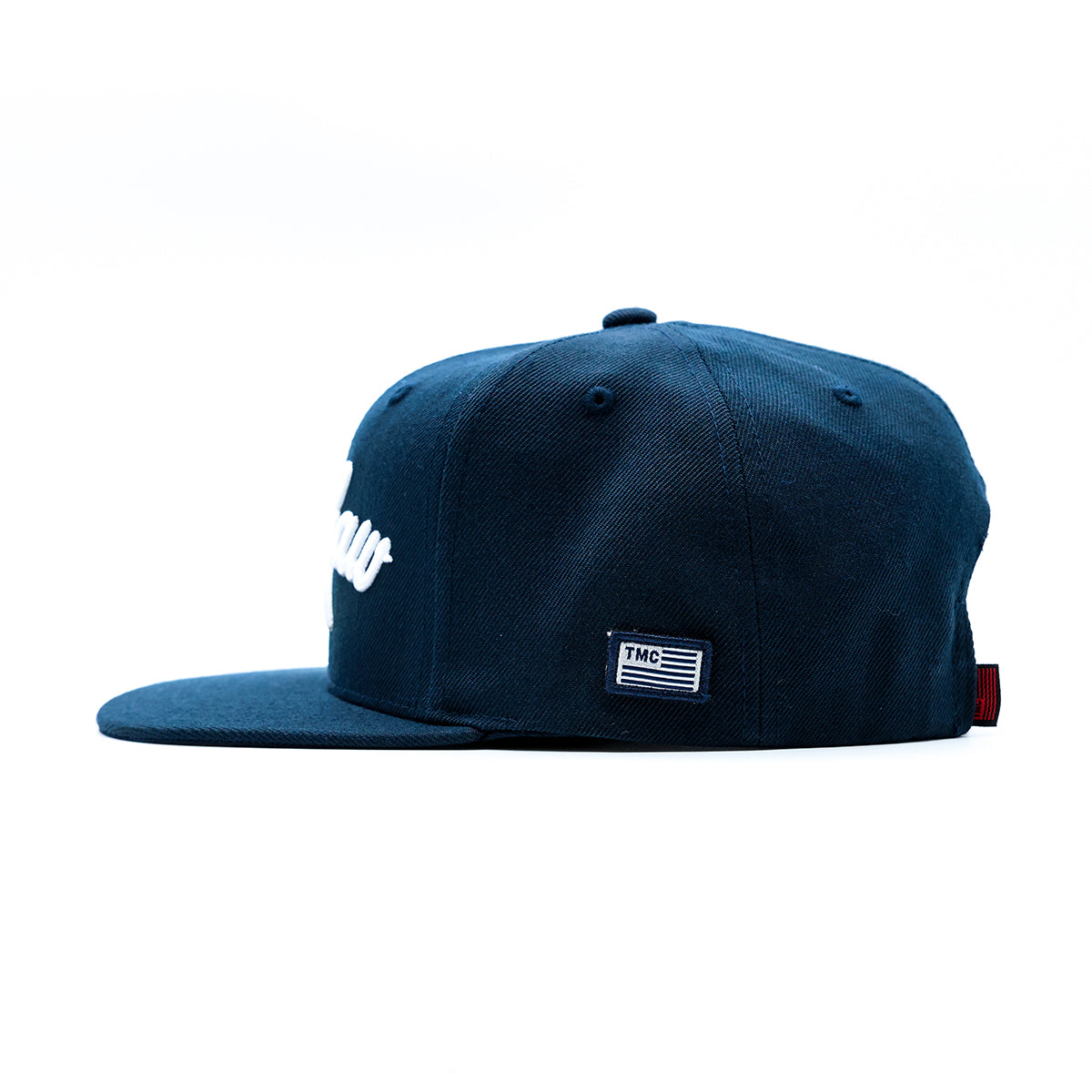 Crenshaw Limited Edition Snapback - Navy/White - Side