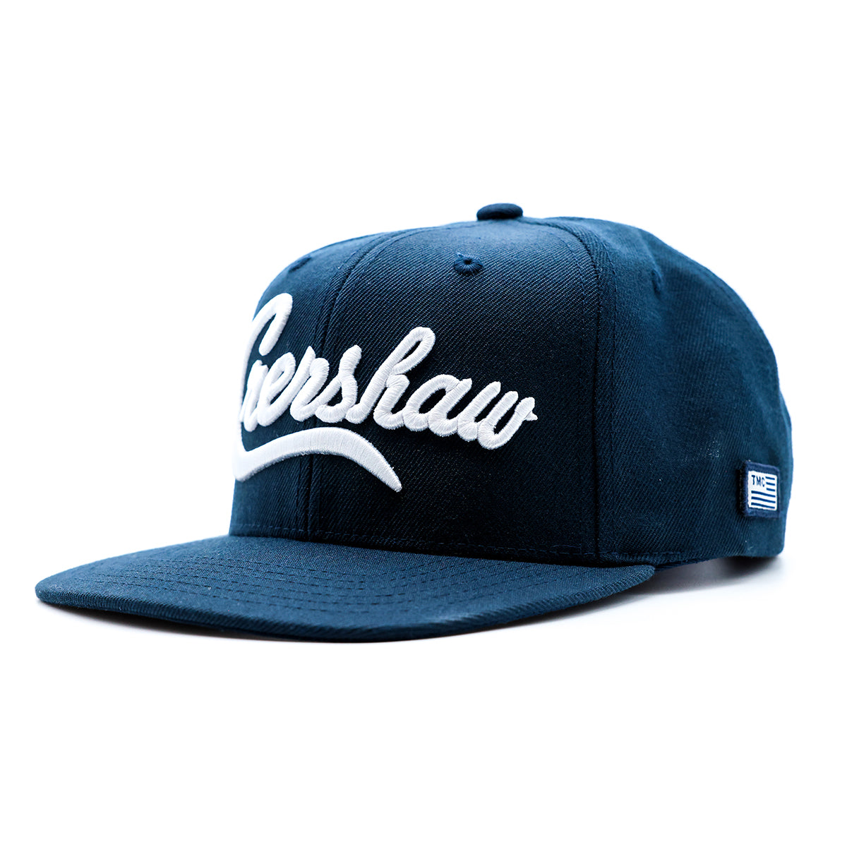 Crenshaw Limited Edition Snapback - Navy/White - Angle