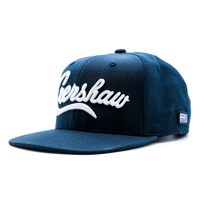 Crenshaw Limited Edition Snapback - Navy/White - Angle