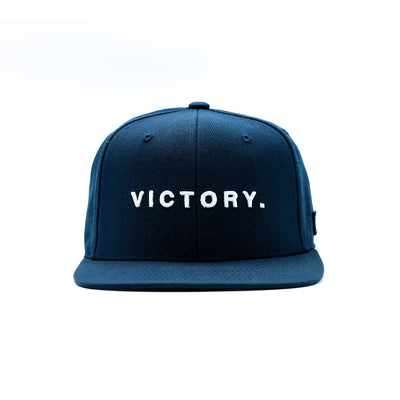 Victory Limited Edition Snapback - Navy/White - Front