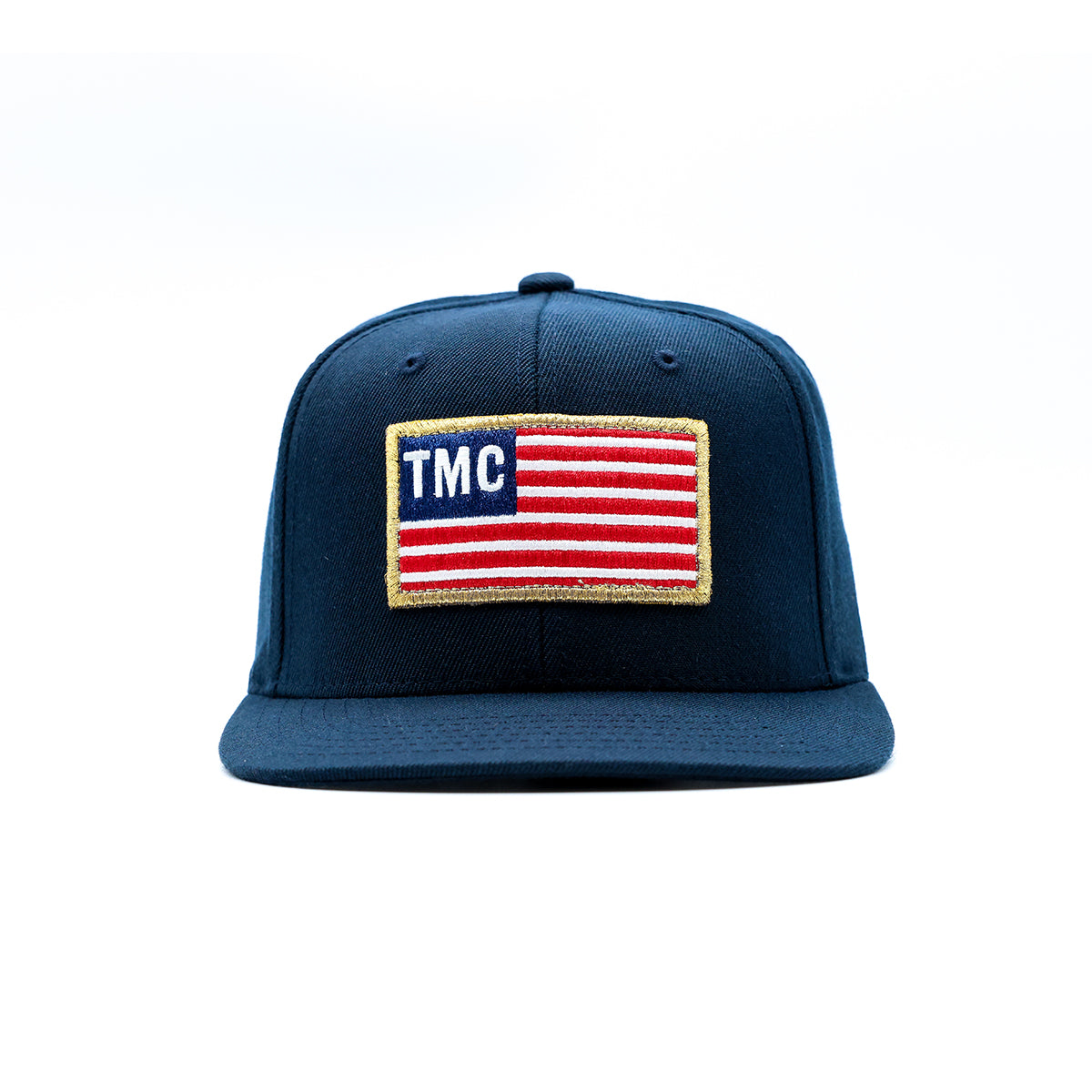 TMC Flag Patch Limited Edition Snapback - Navy/Red/White - Front