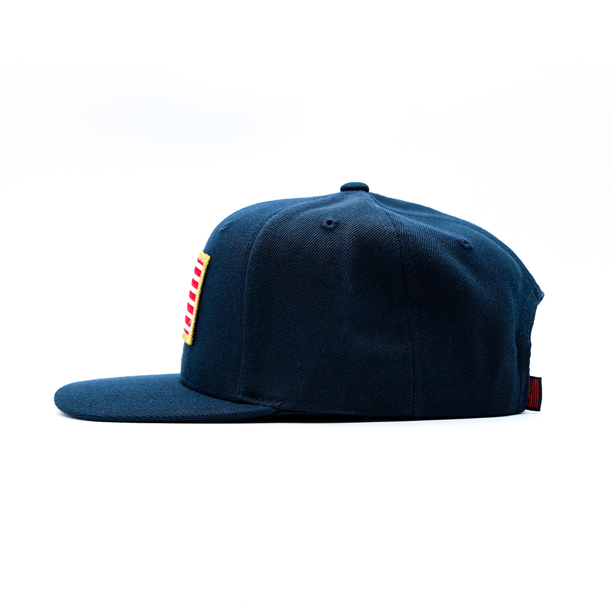TMC Flag Patch Limited Edition Snapback - Navy/Red/White - Side