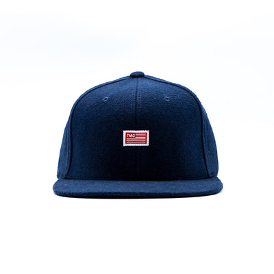 TMC Flag Limited Edition Snapback - Navy Wool - Front