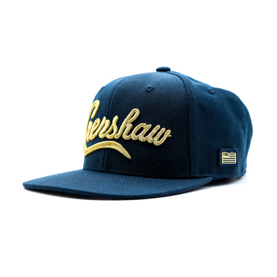 Crenshaw Limited Edition Snapback - Navy/Gold - Angle