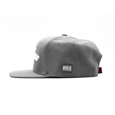 Crenshaw Limited Edition Snapback - Charcoal/White - Side