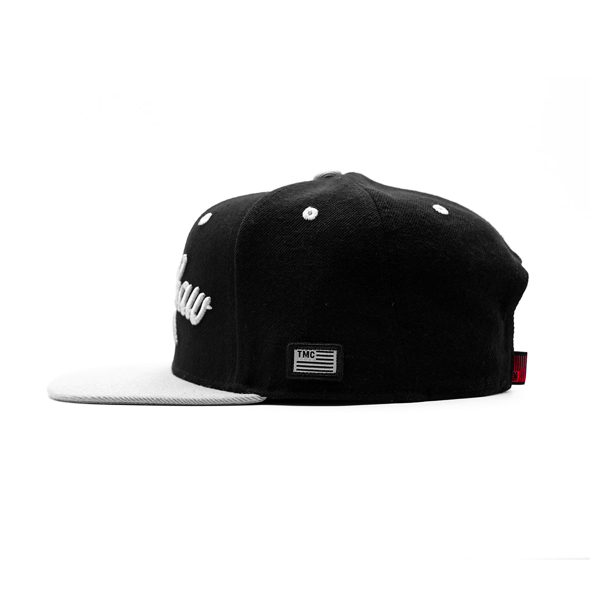 Crenshaw Limited Edition Snapback - Black/Gray [Two-Tone] - Side