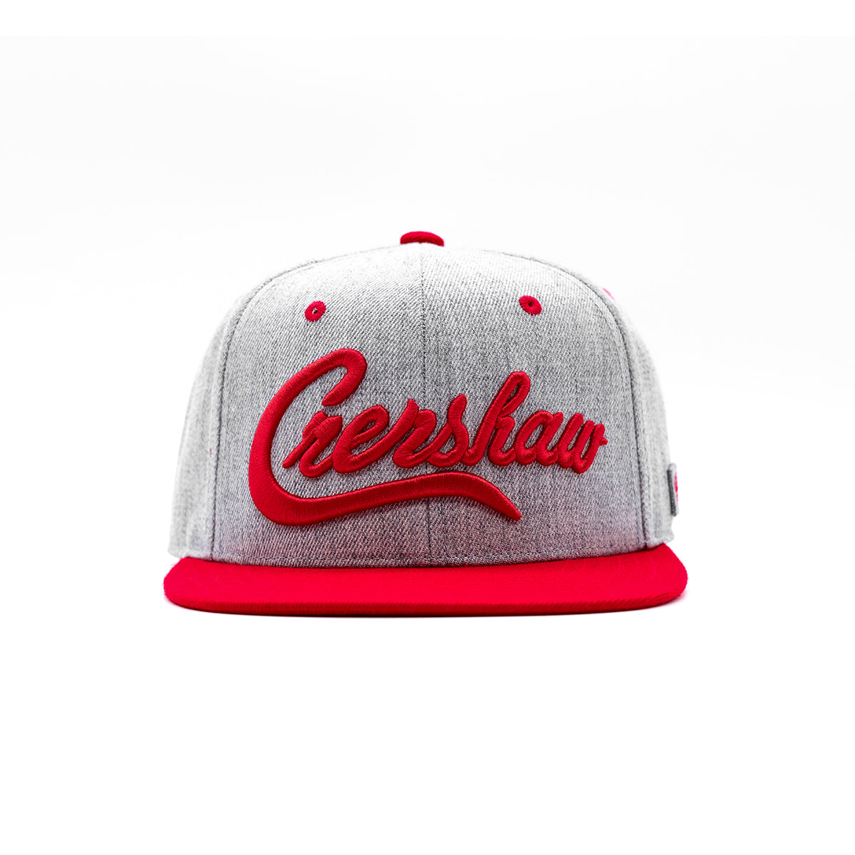 Crenshaw Limited Edition Snapback - Gray/Red [Two-Tone] - Front