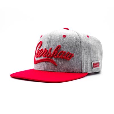 Crenshaw Limited Edition Snapback - Gray/Red [Two-Tone] - Angle