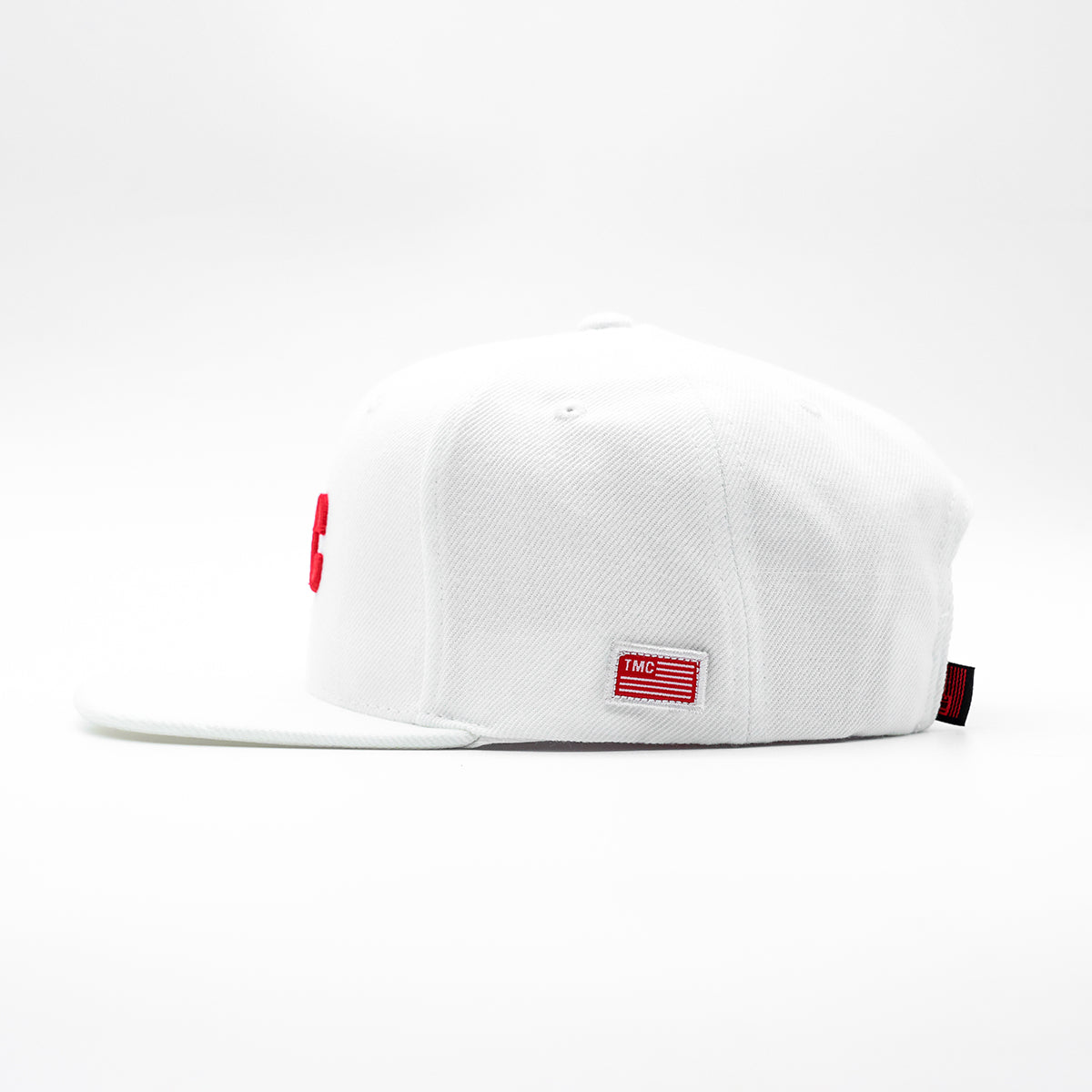 TMC Limited Edition Snapback - White/Red - Side