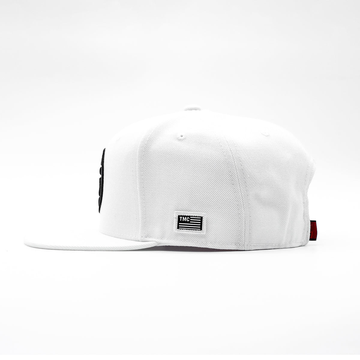 All Money In Limited Edition Snapback - White/Black - Side