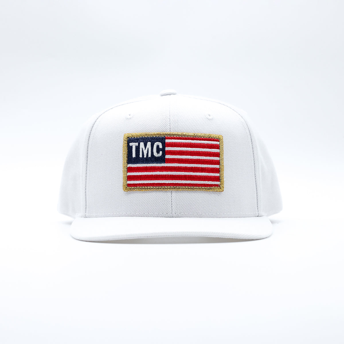 TMC Flag Patch Limited Edition Snapback - White - Front