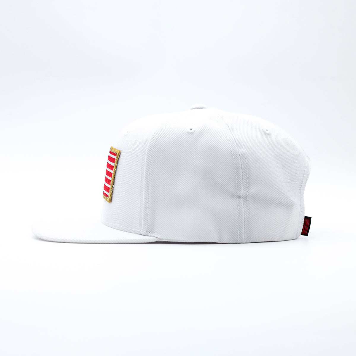 TMC Flag Patch Limited Edition Snapback - White - Side