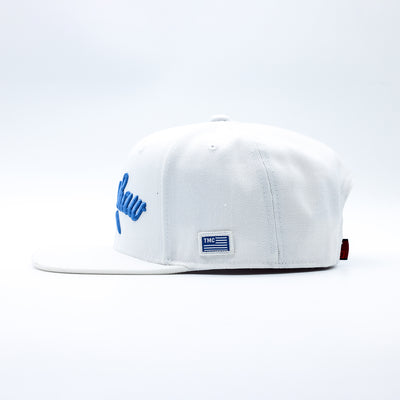 Crenshaw Limited Edition Snapback - White/Royal - Side