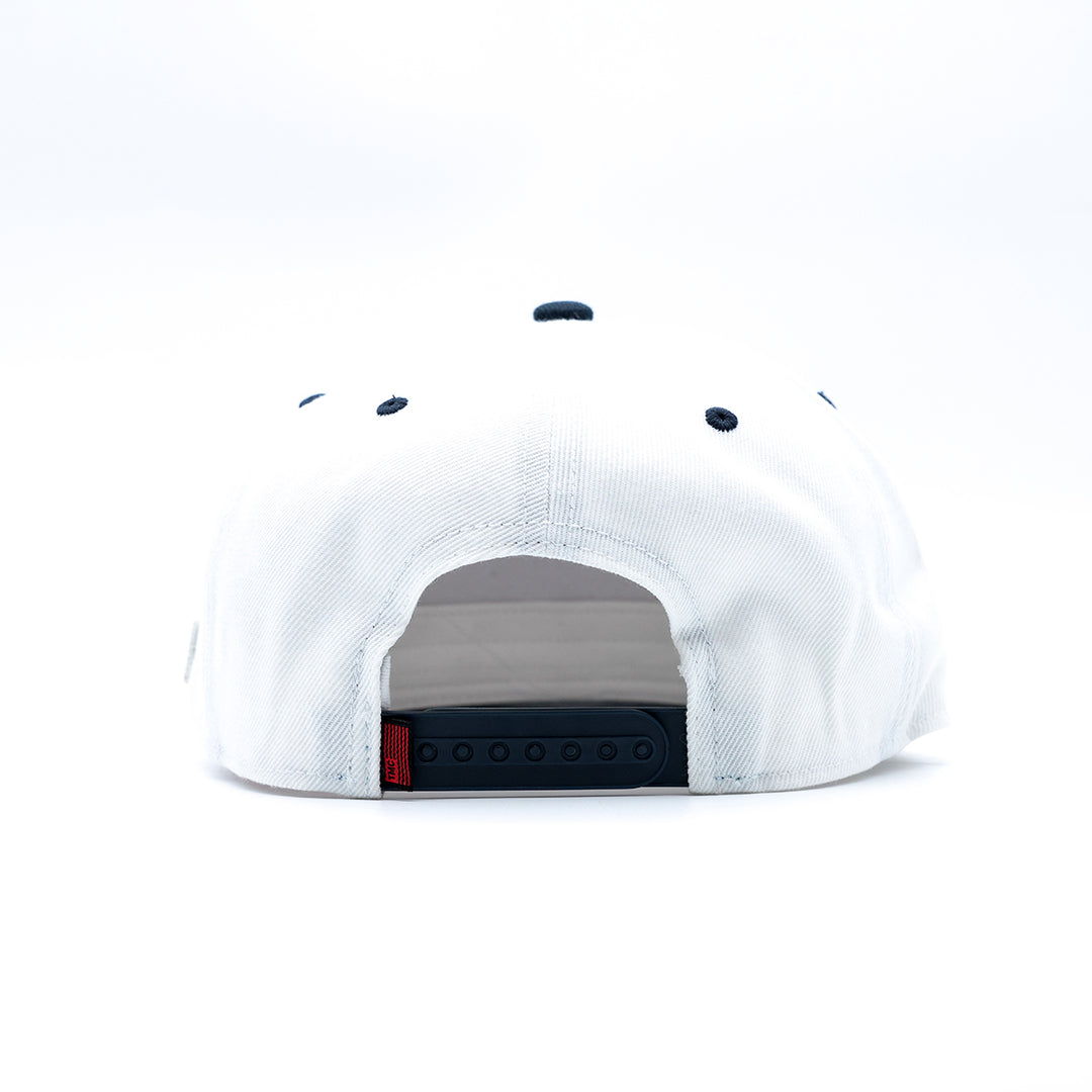 the marathon clothing キャップ（ネイビー×ホワイト） Crenshaw Limited Edition Snapback - White/Navy [Two-Tone] – The