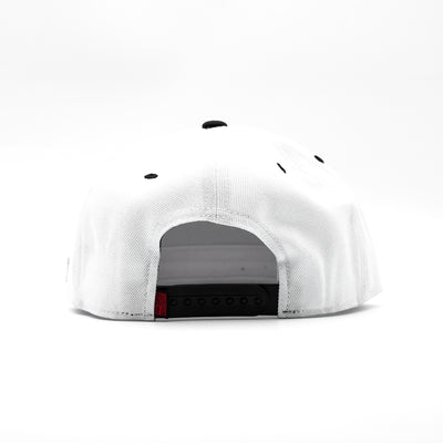 Crenshaw Limited Edition Snapback - White/Black [Two-Tone] - Back