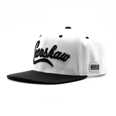 Crenshaw Limited Edition Snapback - White/Black [Two-Tone] - Angle