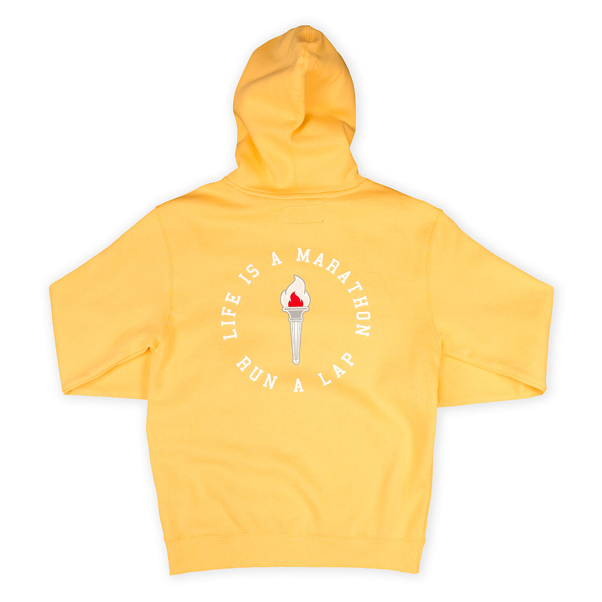 Victory Torch Hoodie - Peach - Back