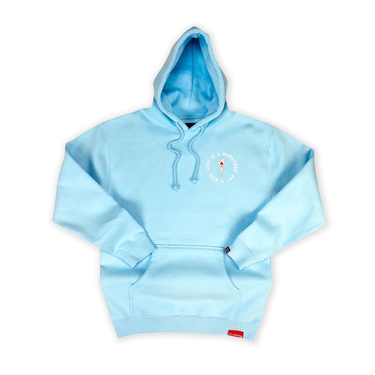  Victory Torch Hoodie - Ocean Blue - Front