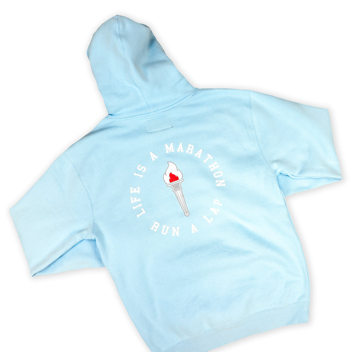 Victory Torch Hoodie - Ocean Blue - Back