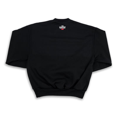 Leo The Marathon Lion (Tracksuit) Crewneck - Black - Back