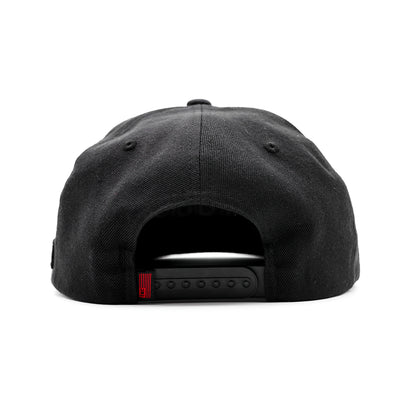 Crenshaw Limited Edition Snapback - Black/Red [3D] - Back