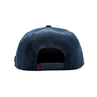 Crenshaw Limited Edition Snapback - Navy/White - Back