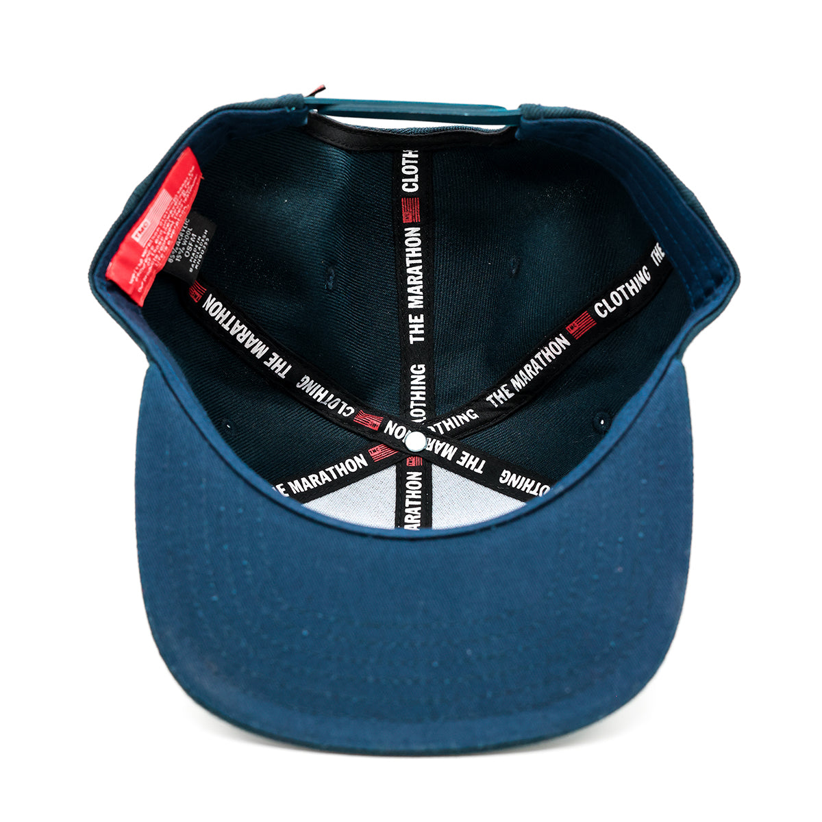 Victory Lap Limited Edition Snapback - Navy/White - Interior
