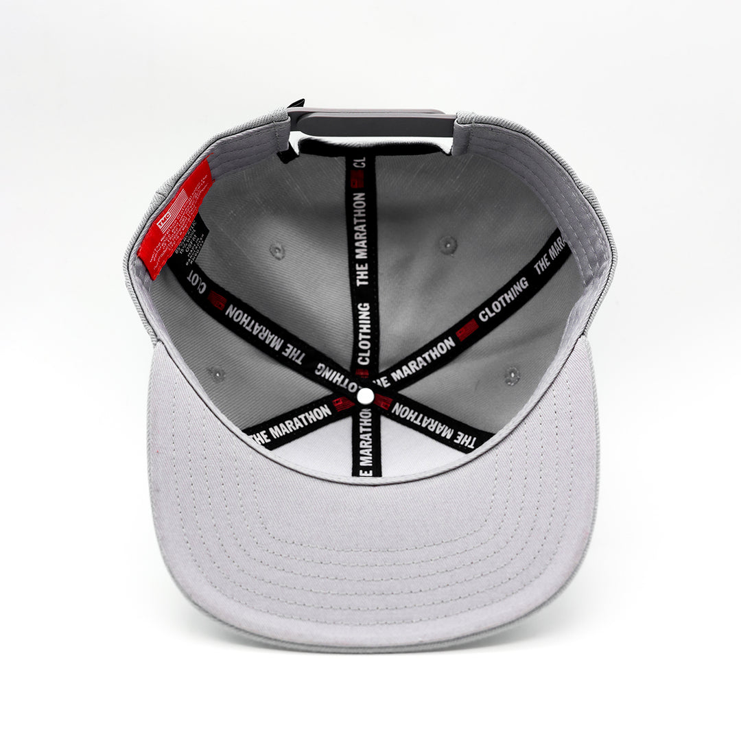 Crenshaw Limited Edition Snapback - Grey/Black – The Marathon Clothing