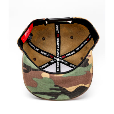 Crenshaw Limited Edition Snapback - Camo/Red - Interior