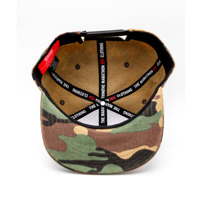 Crenshaw Limited Edition Snapback - Camo/Blue - Interior