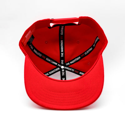 Victory Lap Limited Edition Snapback - Red/White - Interior