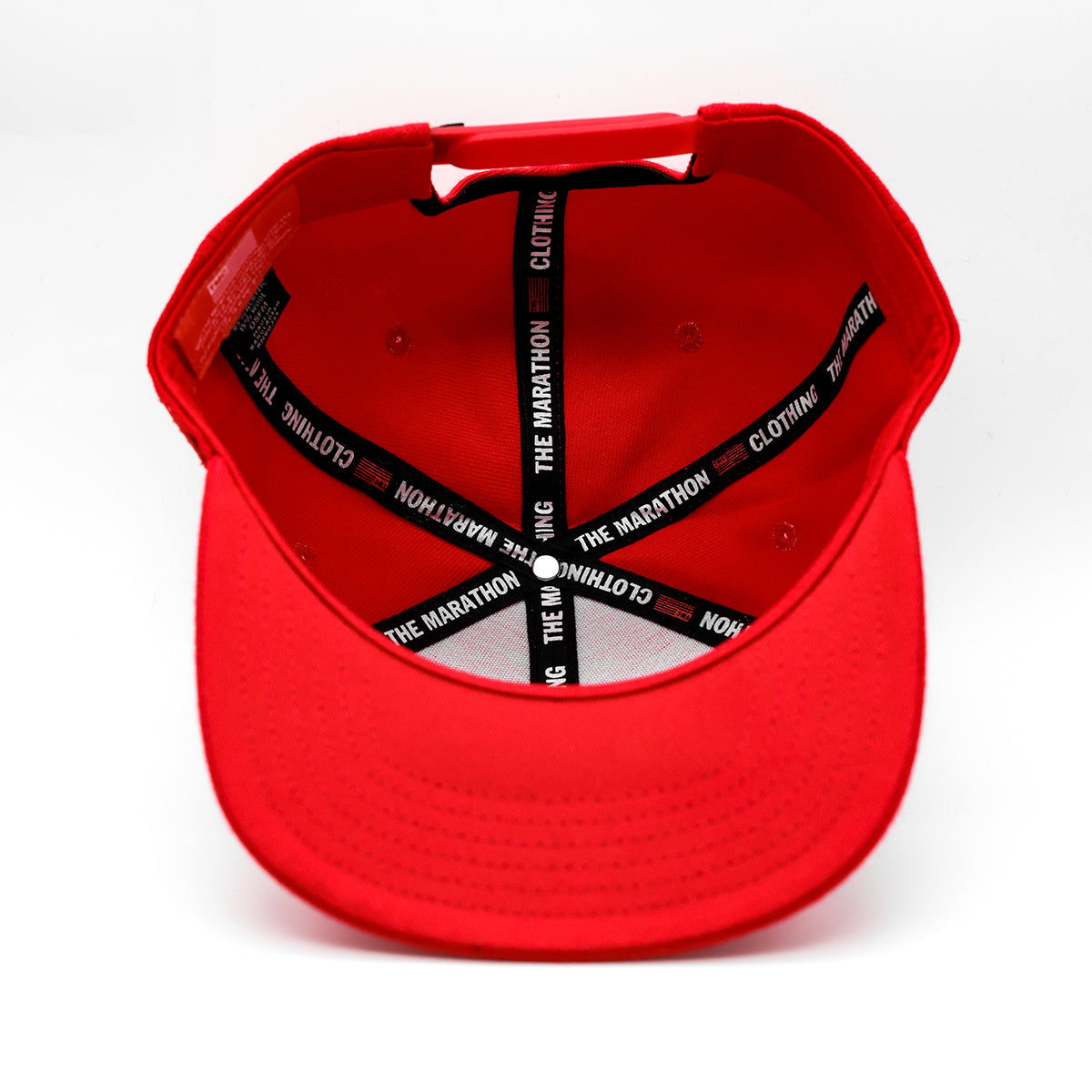 TMC Flag Patch Limited Edition Snapback - Red/Black - Interior