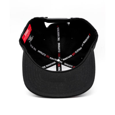 TMC Flag Patch Limited Edition Snapback - Black/White - Interior