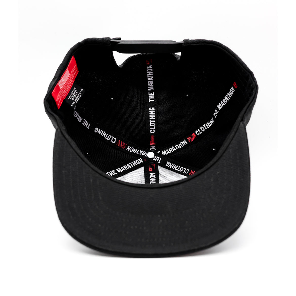 Crenshaw Limited Edition Snapback - Black/Red [3D] - Interior