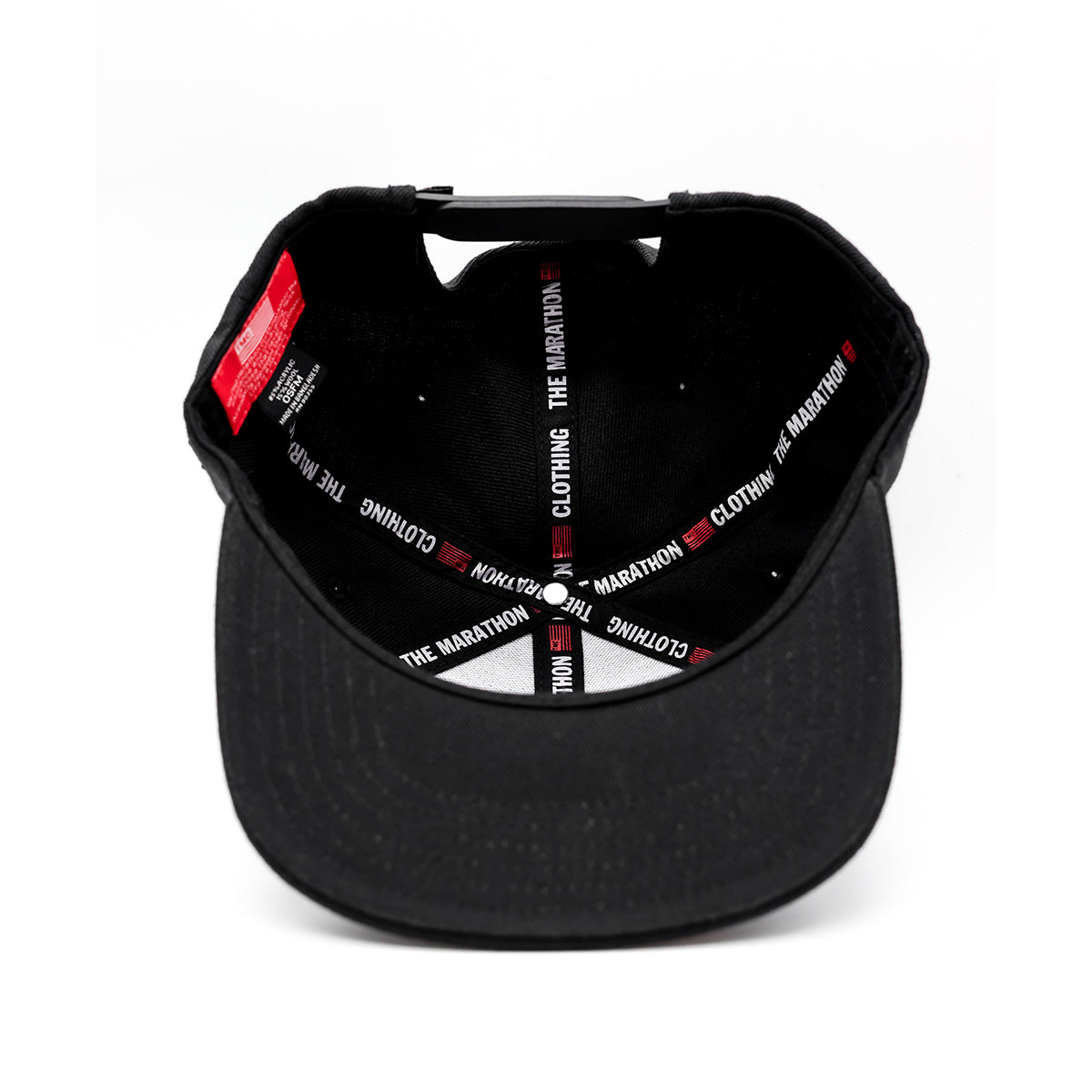 All Money In Limited Edition Snapback - Black/White - Interior