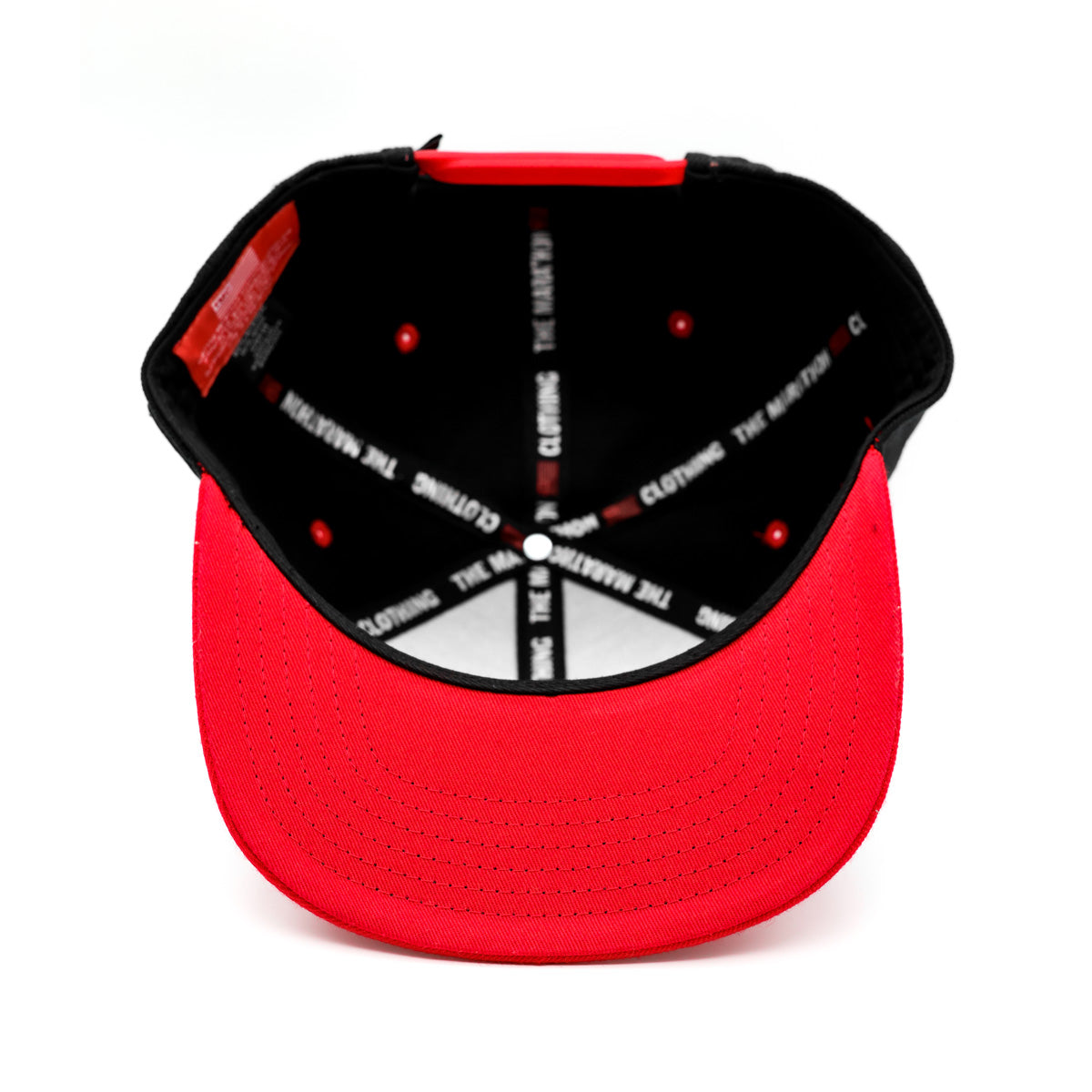 Crenshaw Limited Edition Snapback - Black/Red [Two-Tone] - Interior