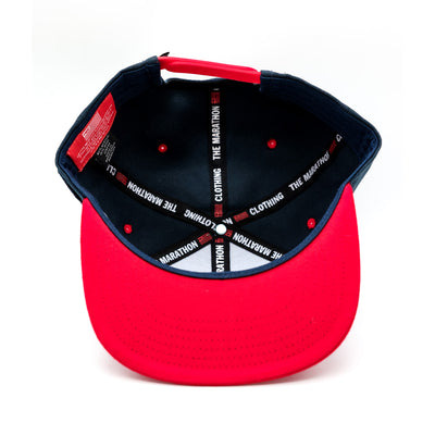 Crenshaw Limited Edition Snapback - Navy/Red [Two-Tone] - Interior