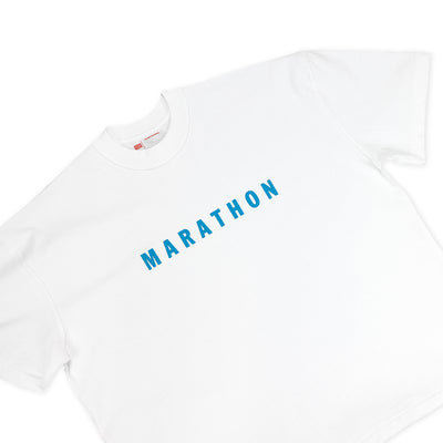 Marathon Ultra Oversized T-Shirt “Summer Day” - Blue Breeze - Detail
