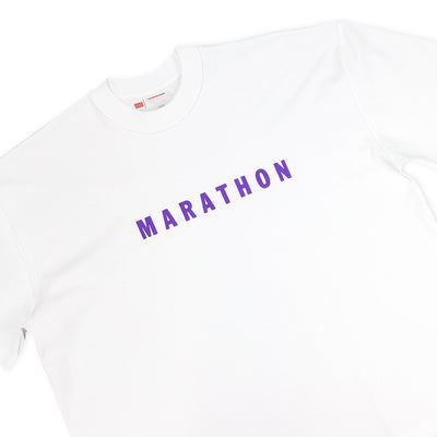 Marathon Ultra Oversized T-Shirt “Summer Day” - Purp - Detail