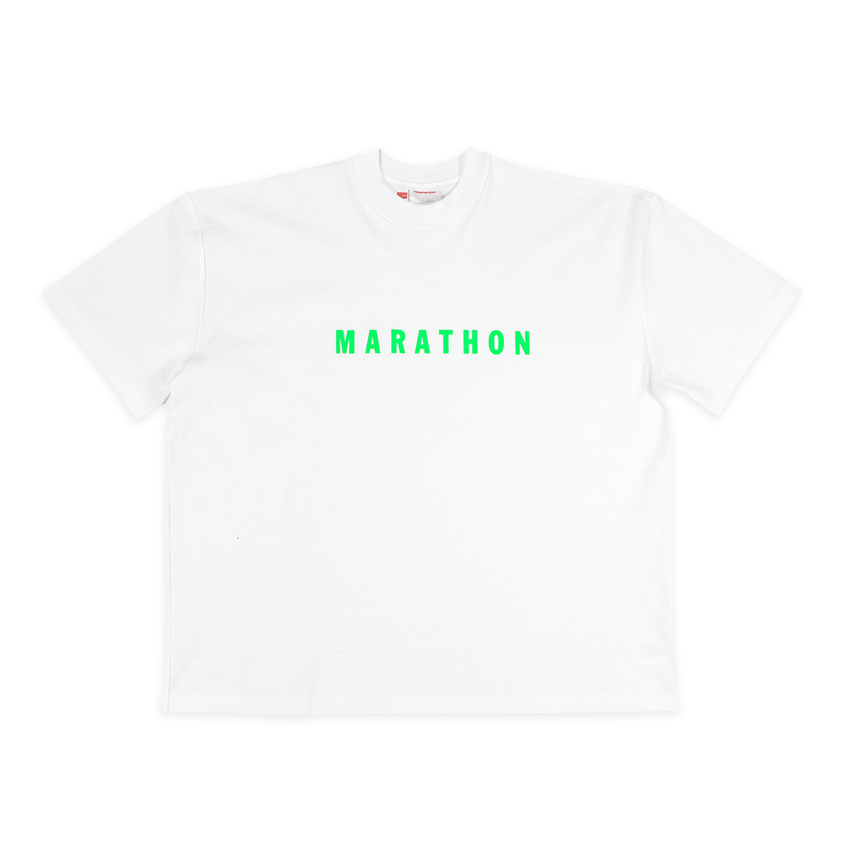Marathon Ultra Oversized T-Shirt “Summer Day” - Lime - Front