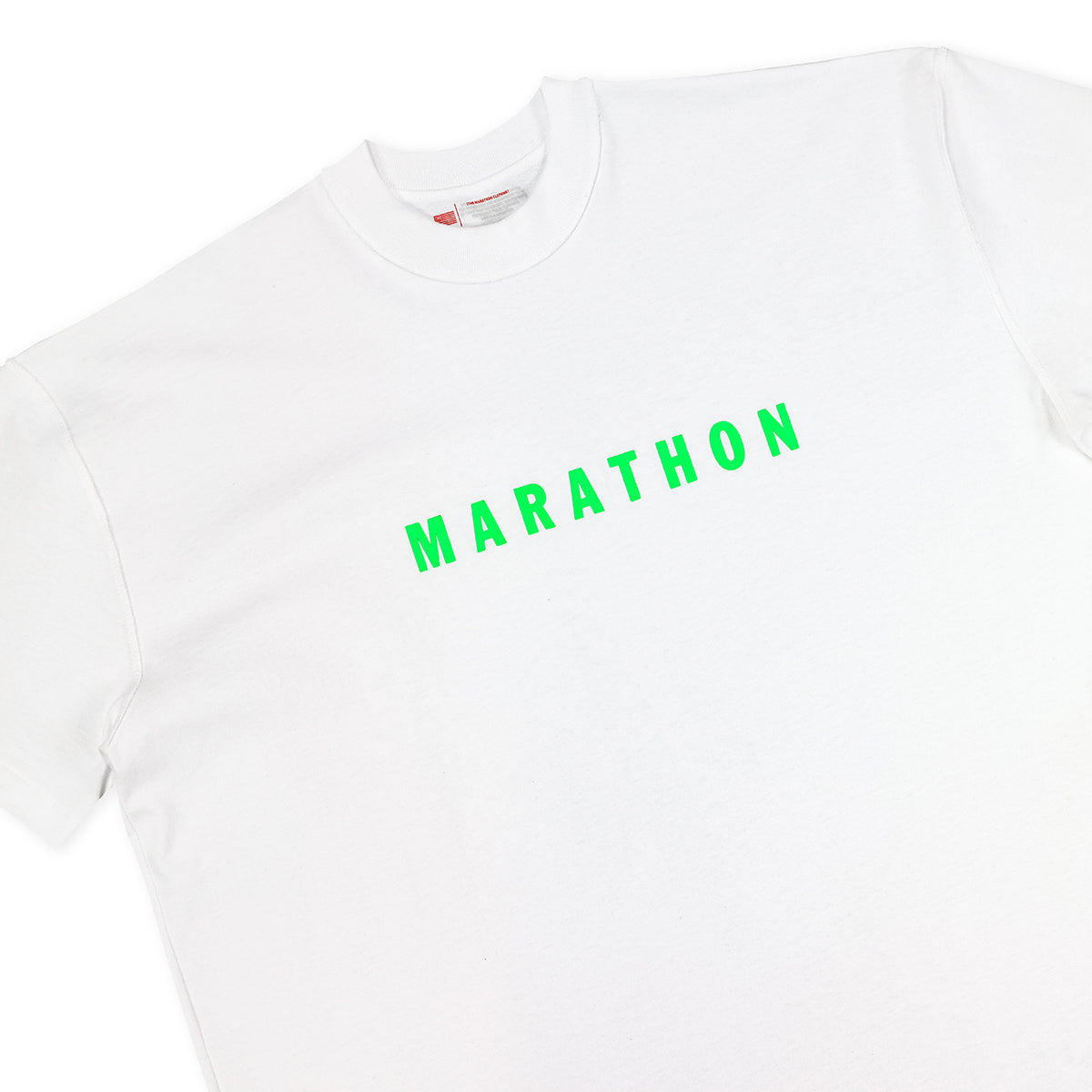 Marathon Ultra Oversized T-Shirt “Summer Day” - Lime - Detail