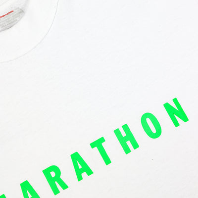 Marathon Ultra Oversized T-Shirt “Summer Day” - Lime - Graphic Detail