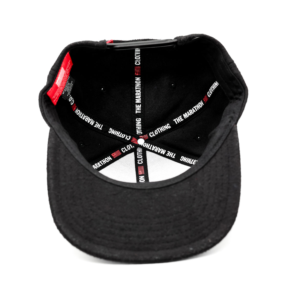 TMC Flag Limited Edition Snapback - Wool Black - Interior