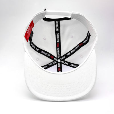 All Money In Limited Edition Snapback - White/Black - Interior