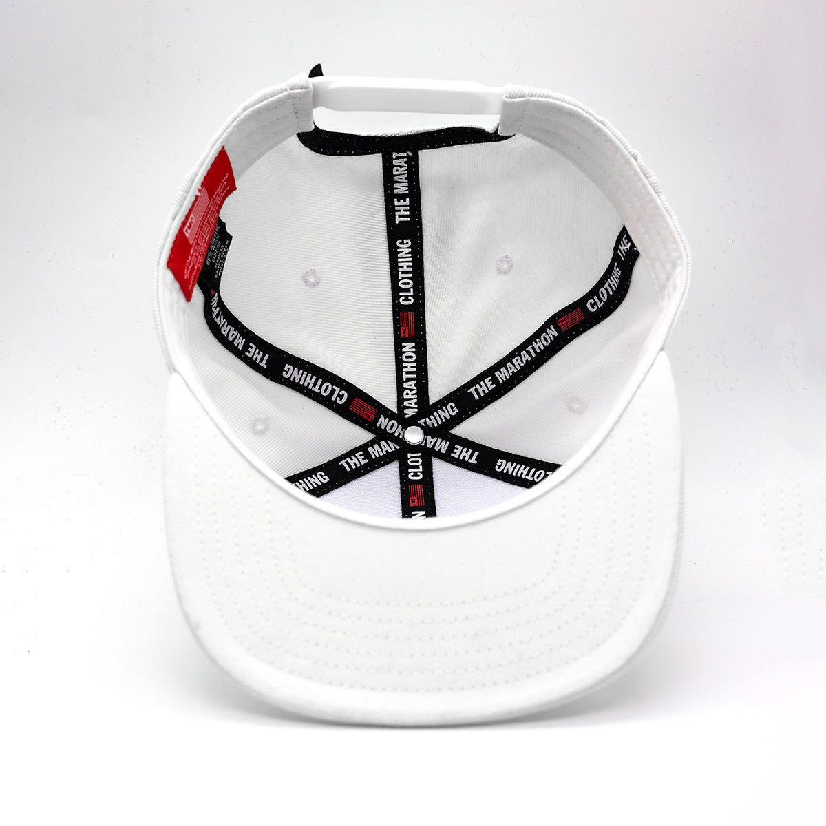 Big M Logo Limited Edition Snapback - White/Red - Interior